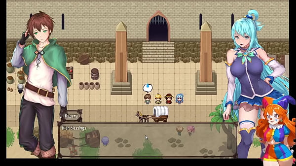 Konosuba hentai game -This godness corrupted our horny world