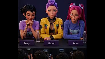 Rumi Zoey Mira Demon Hunters Leaked Phone Sex Tape – Fingering, Blowjob, Handjob & Sex Machines 3D Cartoon porn animation
