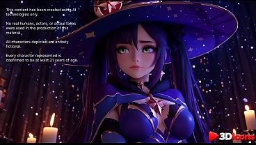 This babe in a Halloween costume really loves feeling a big black cock in her ass.[AI]